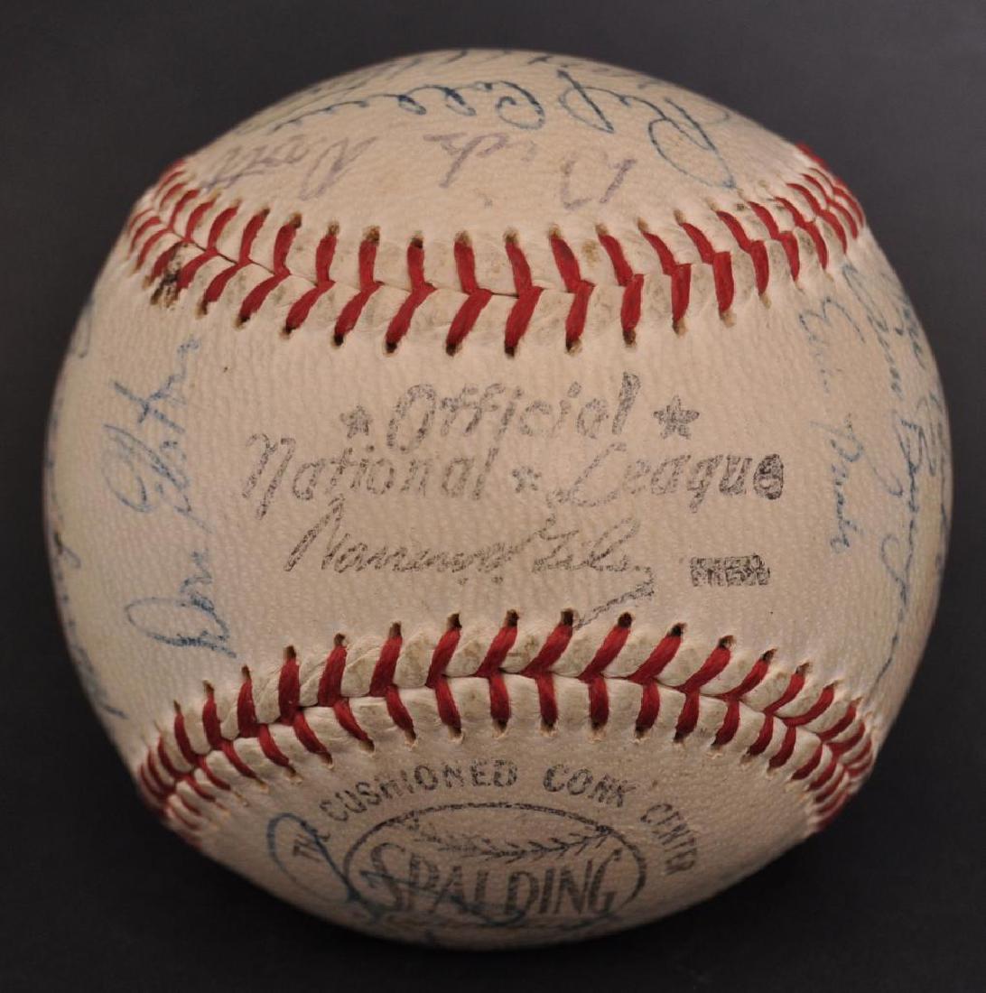 Early 1960s Chicago Cubs Team Signed Baseball (1 of 10)