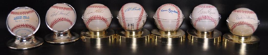 Group of 7 Signed Major League Baseball Player (1 of 10)