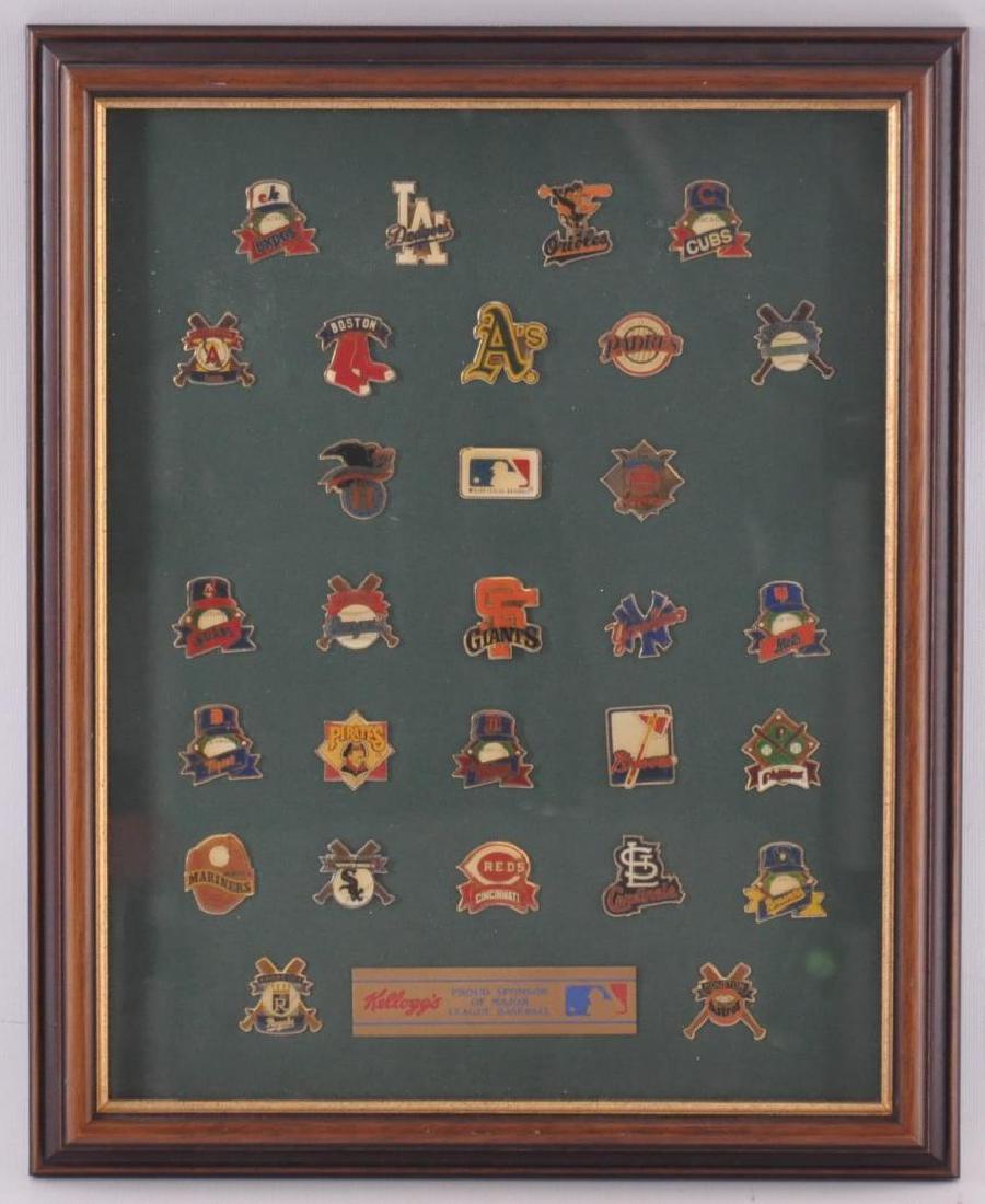 Kellogg's MLB Framed Pin Set (1 of 3)