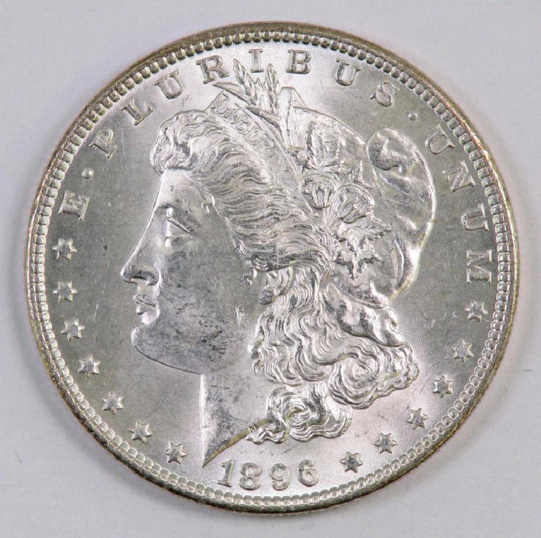 1896 P Morgan Silver Dollar. (1 of 2)