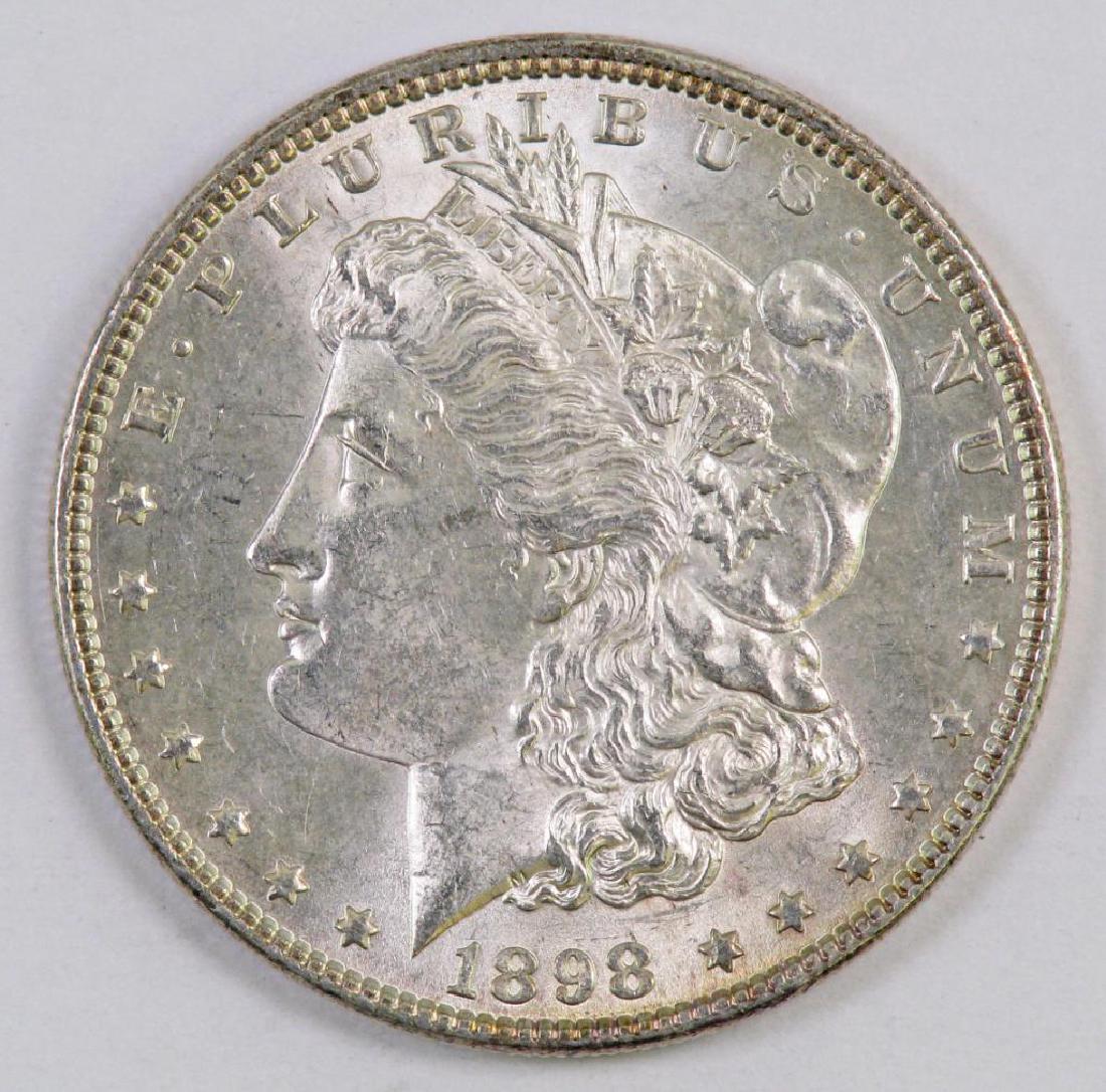 1898 P Morgan Silver Dollar. (1 of 2)
