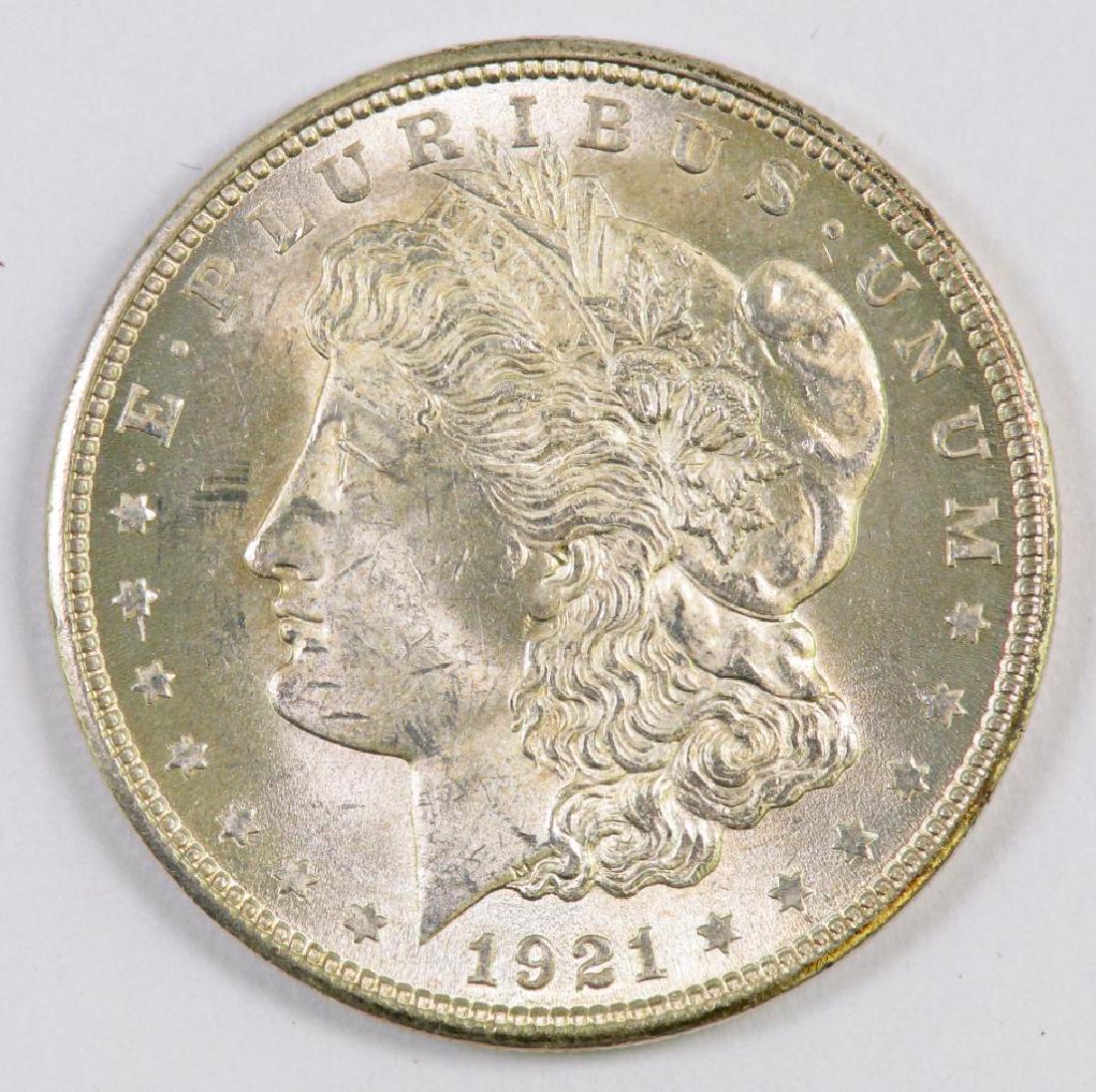 1921 P Morgan Silver Dollar. (1 of 2)