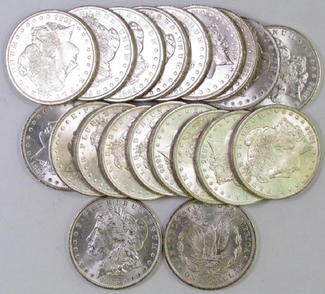 Lot of (20) 1885 O Morgan Silver Dollars. (1 of 1)