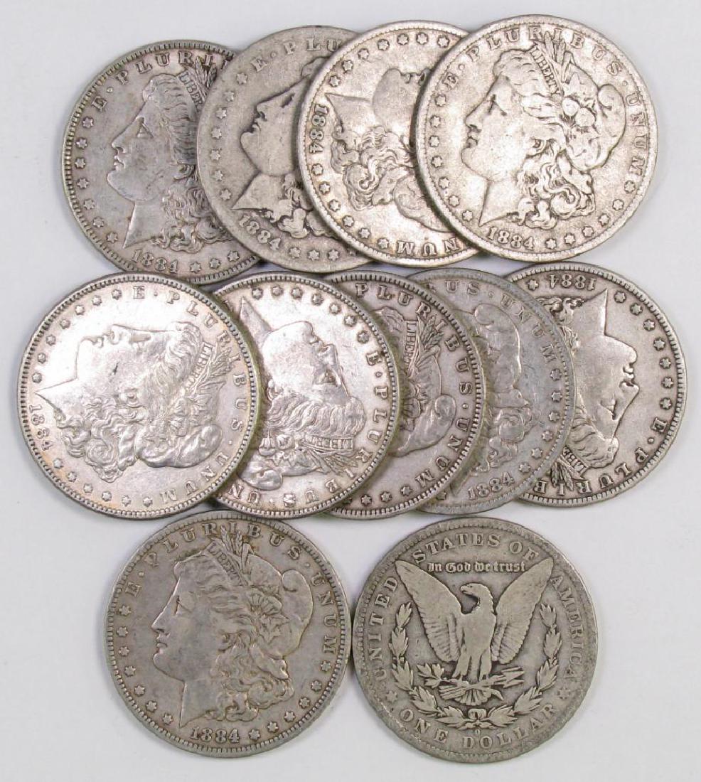 Lot of (11) Morgan Silver Dollars. (1 of 1)