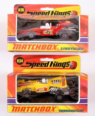 Group Of 2 Matchbox Lightning Key Cars Die Cast Aug 25 19 Matthew Bullock Auctioneers In Il