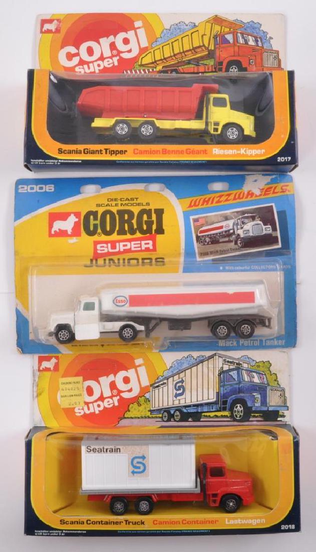 Group of 3 Corgi Super Juniors Die-Cast Semi Trucks in (1 of 4)