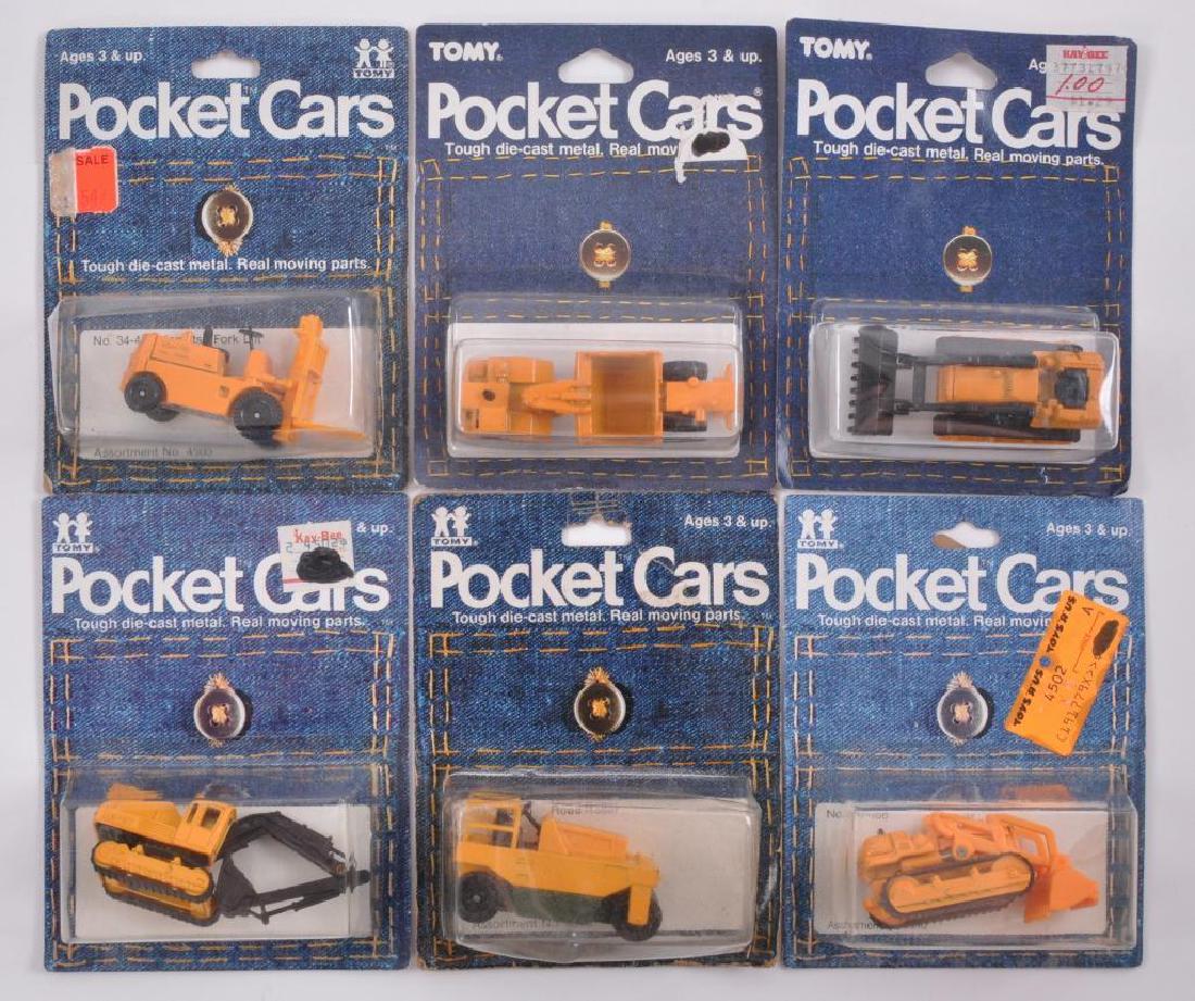 Group of 6 Tomy Die-Cast  Pocket Cars in Original (1 of 2)