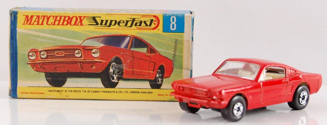 Matchbox Superfast No. 8 Red Body Ford Mustang with (1 of 7)
