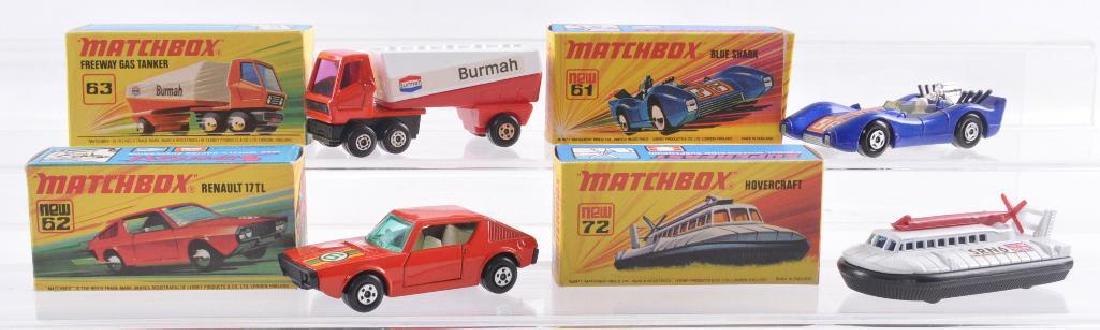 Group of 4 Matchbox Superfast Die-Cast Vehicles with (1 of 3)