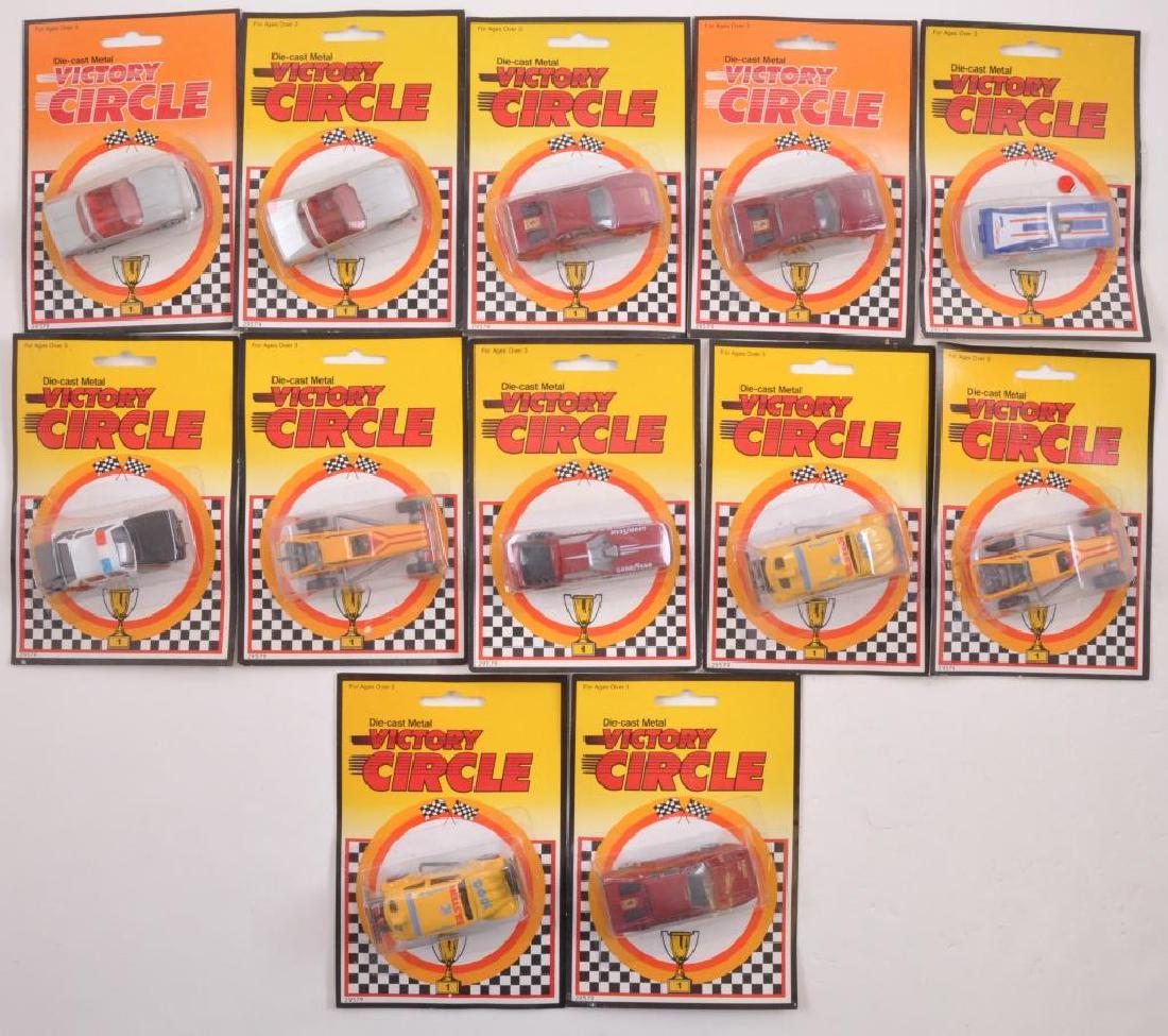 Group of 12 Intex Victory Circle Die-Cast Cars in (1 of 6)
