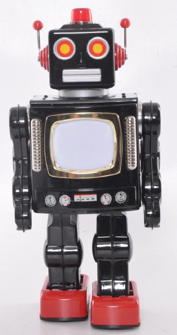 Japanese Tin Battery Powered Robot: Working Condition, 11 1/2 x 6 inches