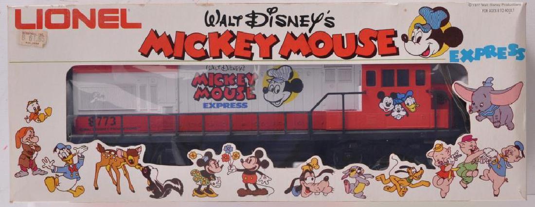 Lionel Walt Disney Mickey Mouse Express Locomotive in: U 36B Diesel Engine, O Gauge , New in Original Box