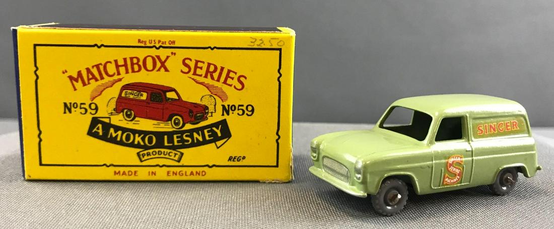 Matchbox No. 59 Ford Thames Van Die Cast Vehicle with (1 of 9)