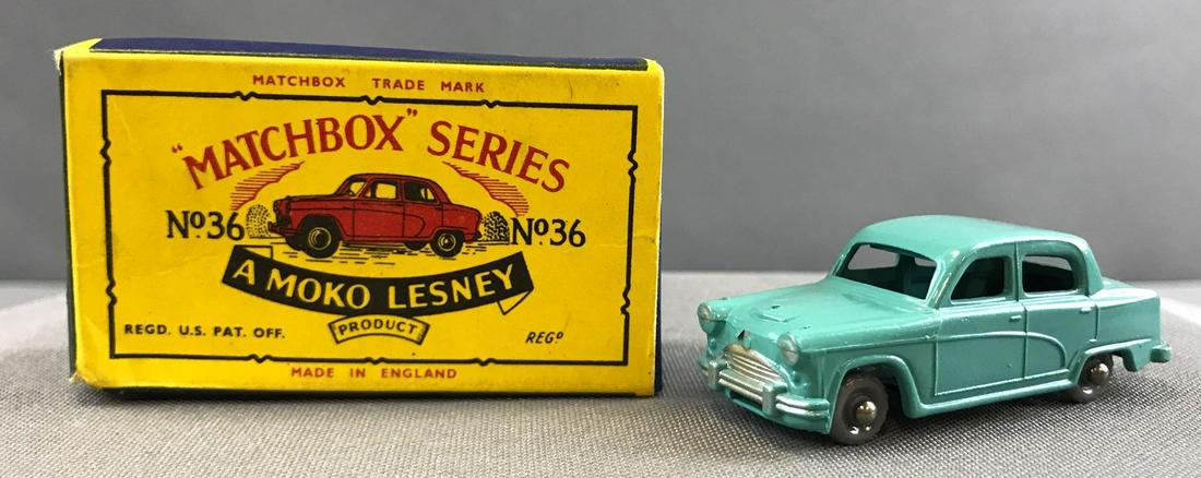 Matchbox No. 36 Austin A50 die cast vehicle with (1 of 9)