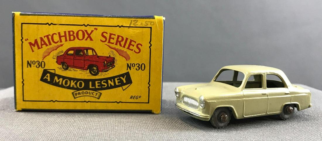 Matchbox No. 30 Ford Prefect die cast vehicle with (1 of 9)