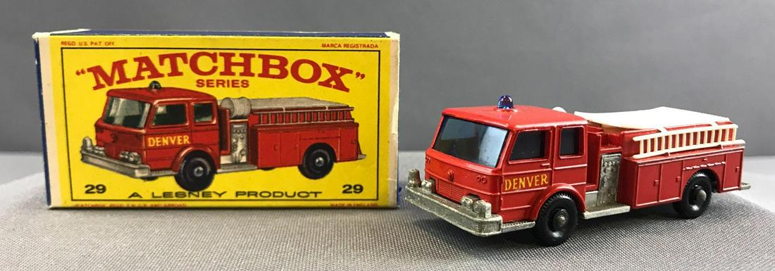 matchbox fire pumper truck