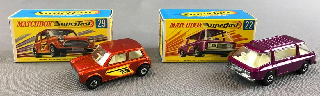 Group of 2 Matchbox Superfast die cast vehicles No. 22 (1 of 12)