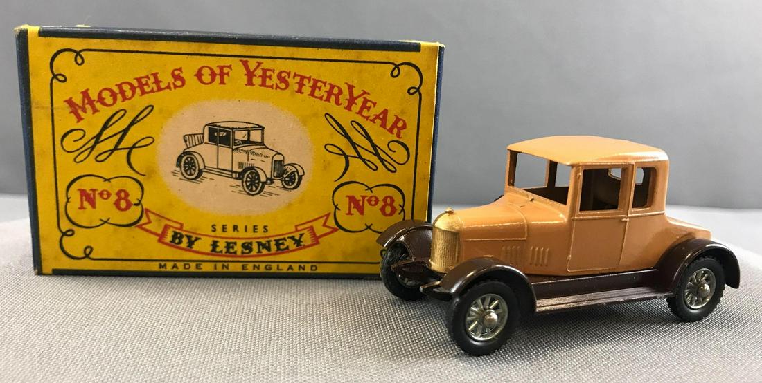 Models of Yesteryear No. 8 1926 Morris Cowley Bullnose: Some damage on 2 wheels. By Lesney