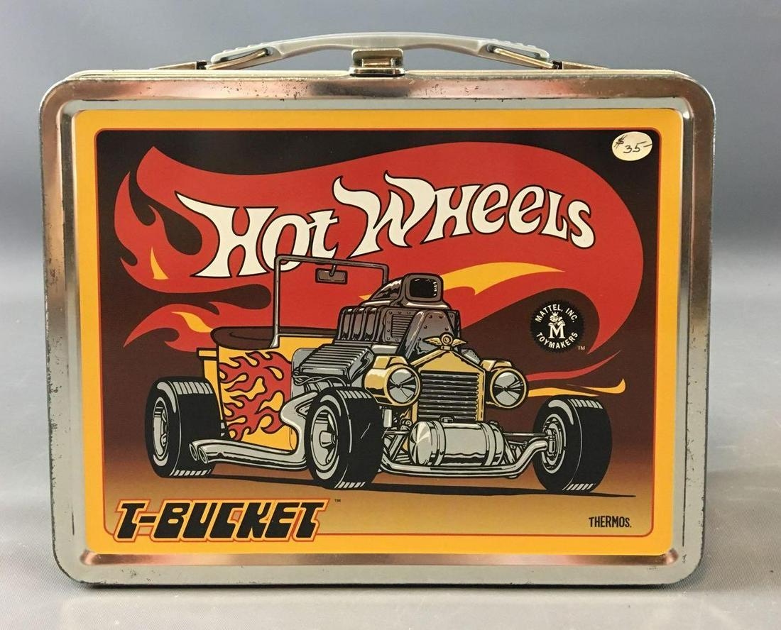 hot wheels metal lunch box