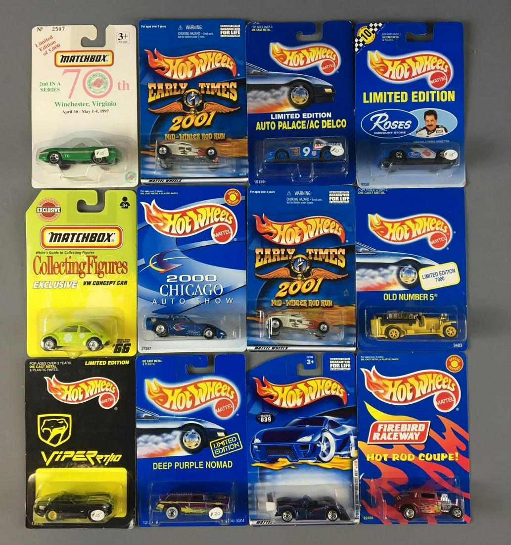 Group of 12 Hot Wheels and Matchbox Die-cast Vehicles (1 of 5)