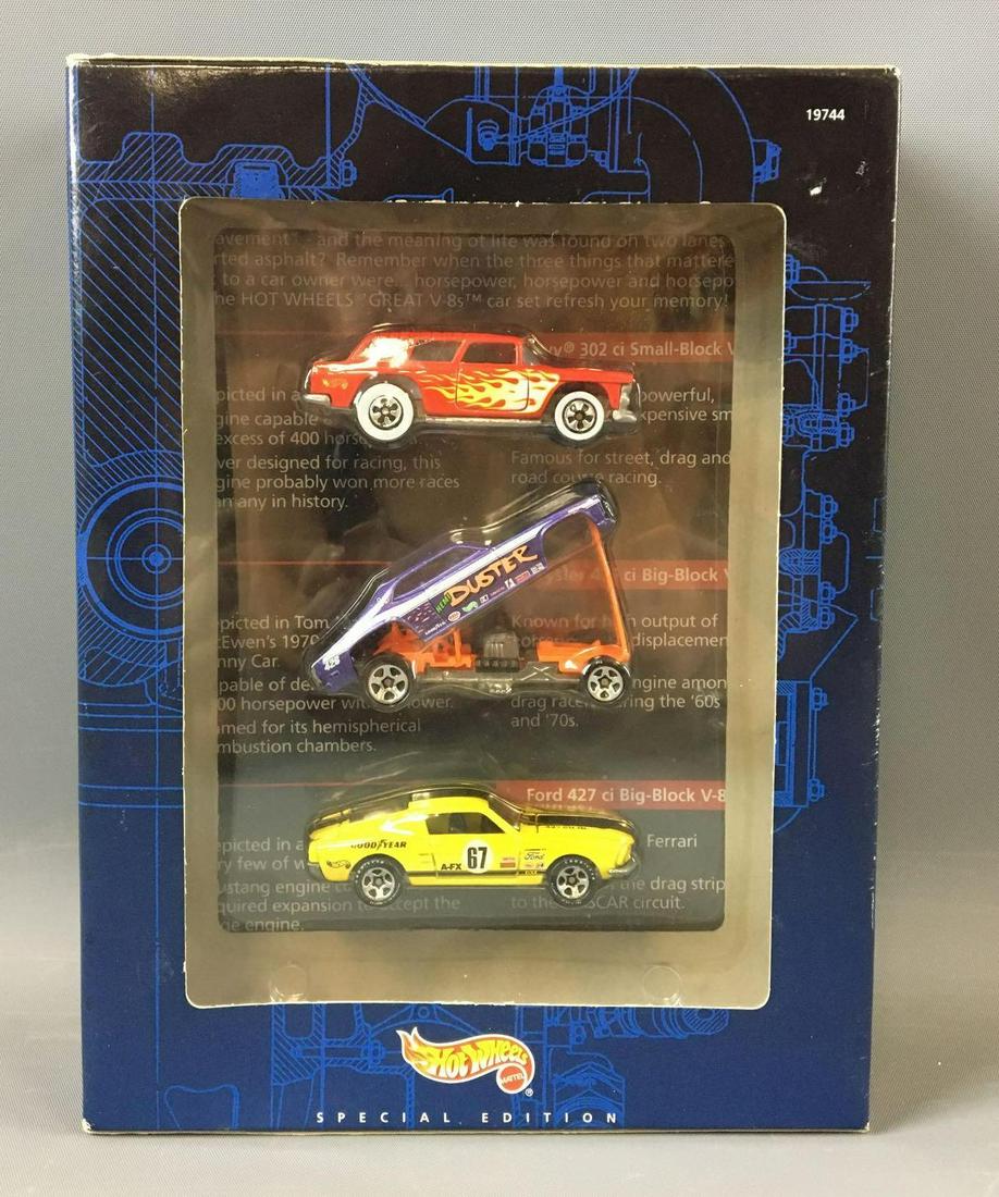 Hot Wheels V-8s Special Edition Die-Cast Vehicles In: Exclusive for Target, 3 pack Chevy, Chrysler and Ford
