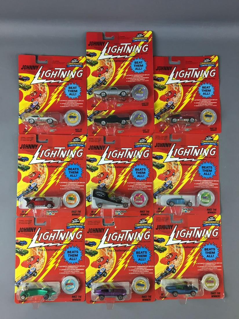 Group of 10 Johnny Lightning Commemorative Limited (1 of 8)