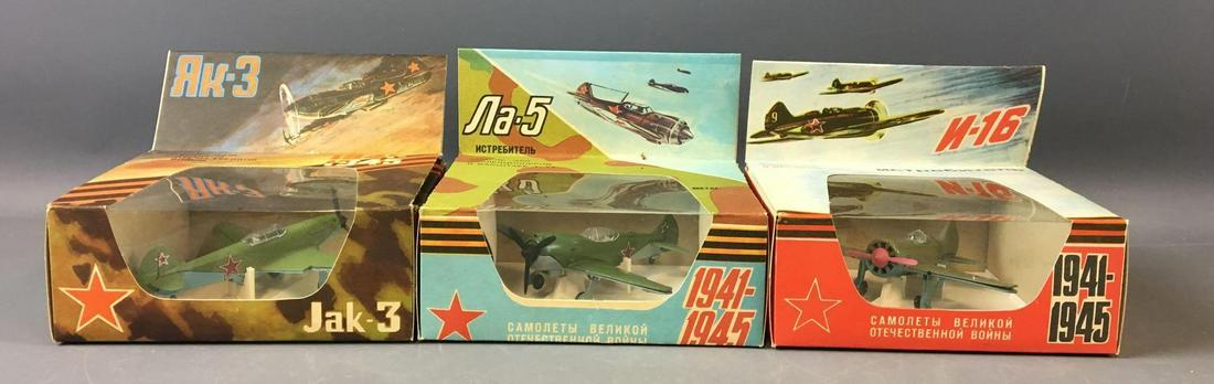 Group of 3 German Fighter Airplanes Die-Cast In (1 of 8)