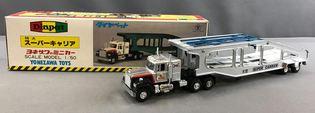 Diapet Japanese T-92 MAC Auto Transporter die cast: Yonezawa Toys, Japanese market no 127-01515