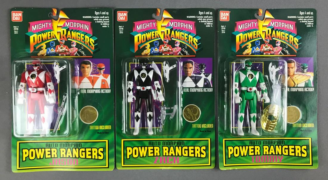 mighty morphin power rangers action figures