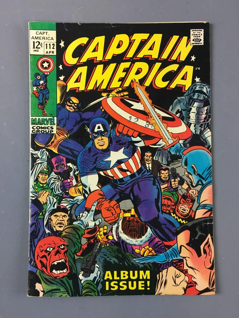 Marvel Comics Captain America No. 112 Comic (1 of 8)