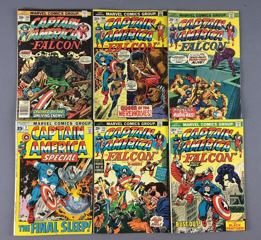 Group of 6 Marvel Comics Captain America Comic Books (1 of 7)