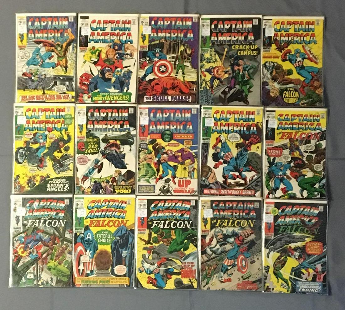 Group of 15 Marvel Comics Captain America Comic Books (1 of 7)