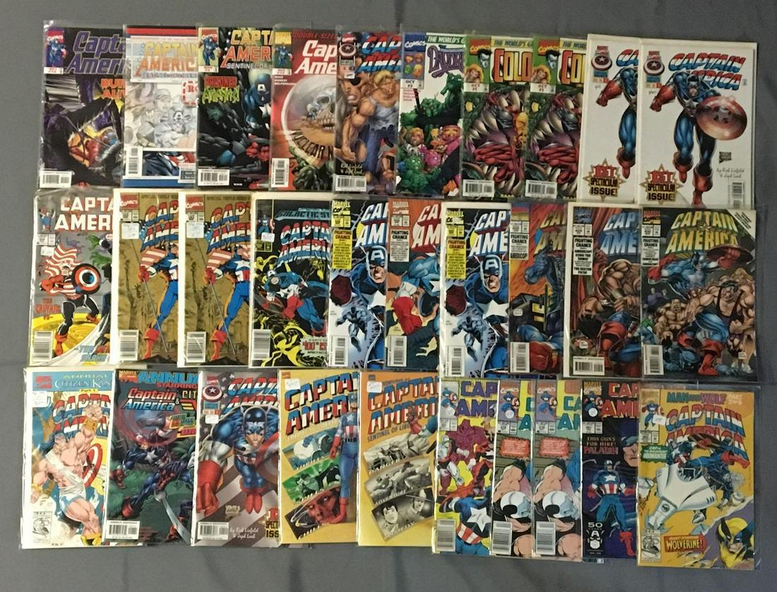 Group of 30 Marvel Comics Captain America Comic Books (1 of 7)