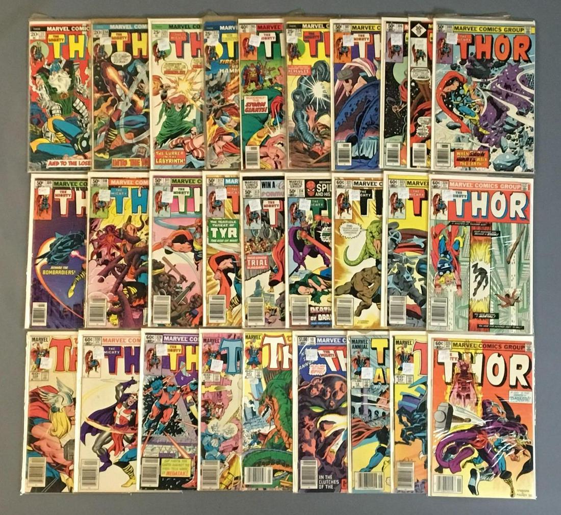 Group of 28 Marvel Comics Thor Comic Books (1 of 6)