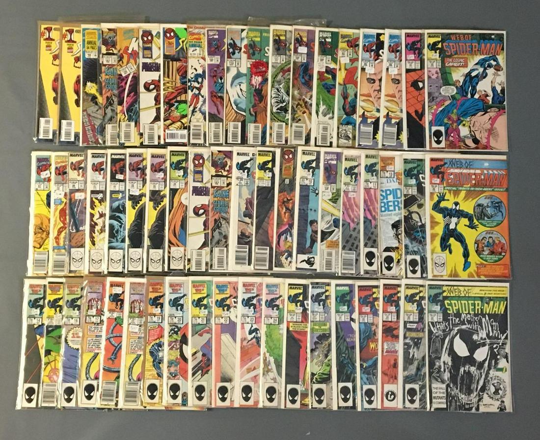 Group of 50+ Marvel Comics Web of Spider-Man Comic (1 of 7)