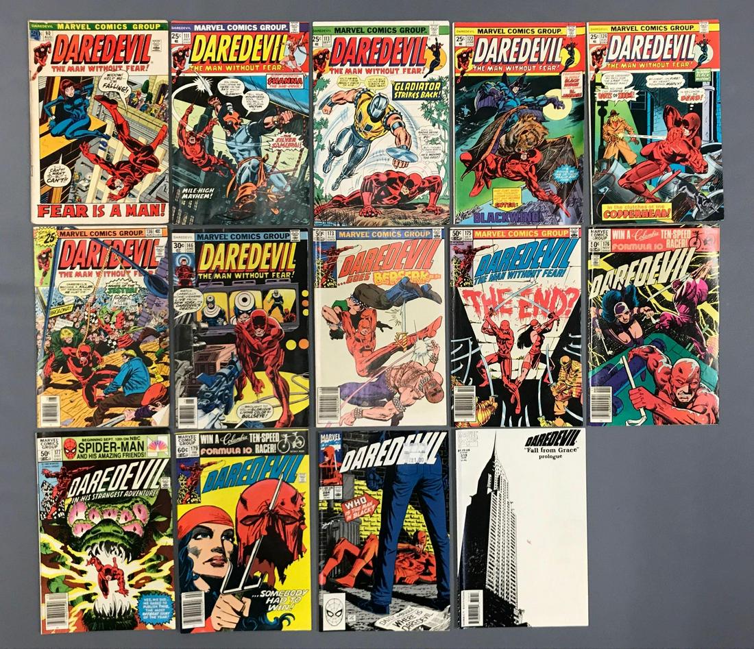 Group of 14 marvel comics daredevil comic books (1 of 6)
