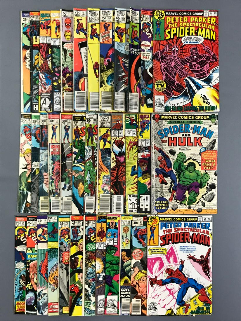 Group of 36 marvel comics Spiderman comic books (1 of 4)