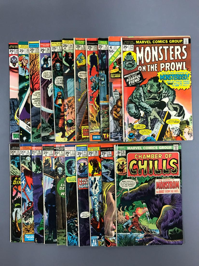 Group of 21 Marvel Comics Monster Comic Books (1 of 5)