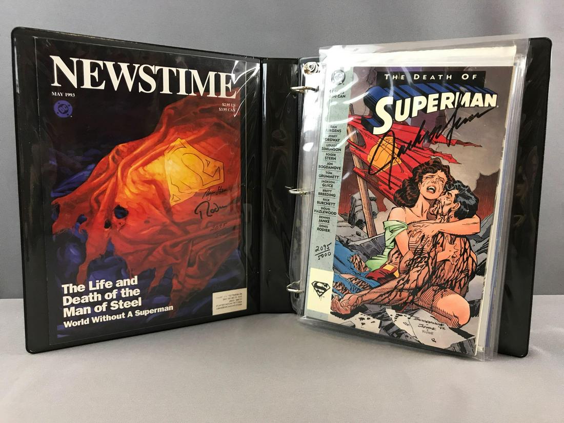 The Death and Return of Superman Signed Collection: With COA. Number 2095/5000.