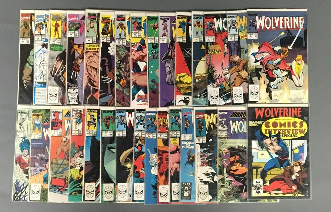Group of 30 Marvel Comics Wolverine Comic Books (1 of 4)