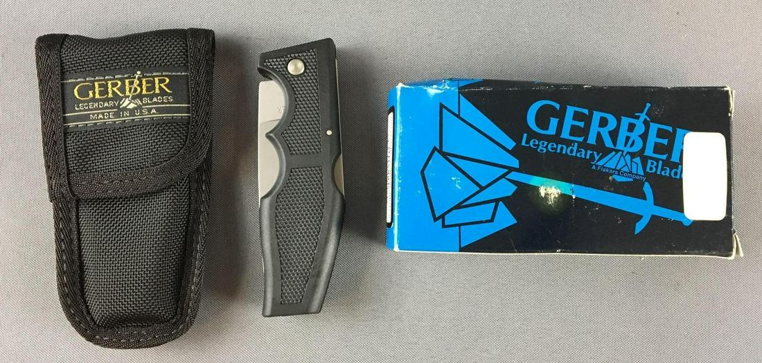 Gerber 600 Magnum L.S.T. Serrated Knife In Original Box: With sheath