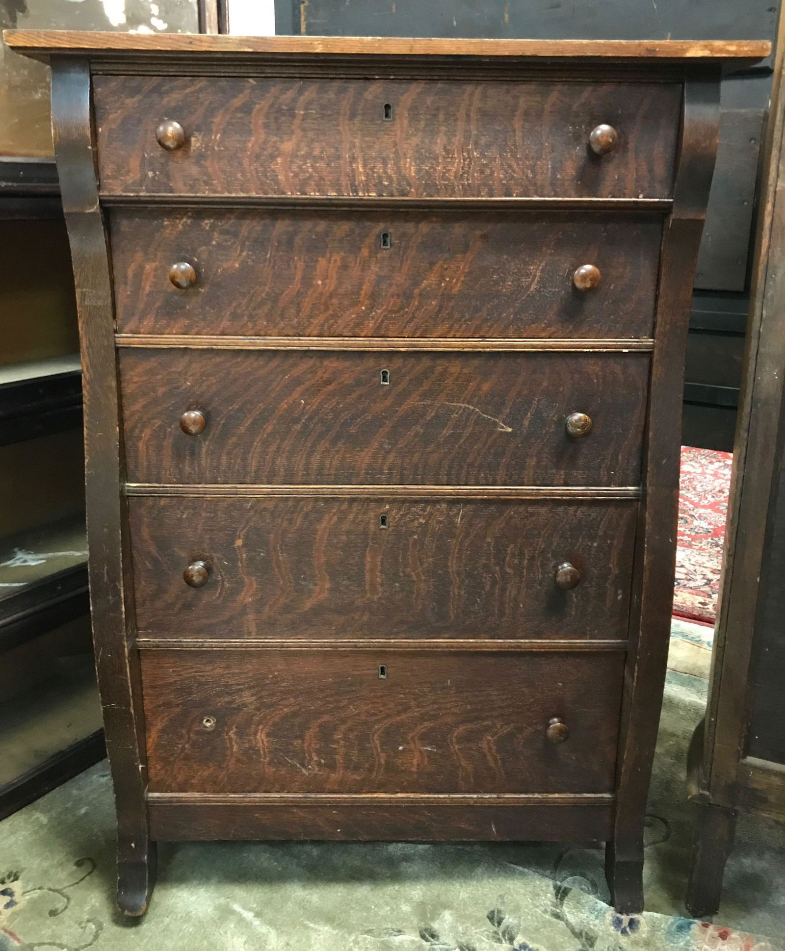 Antique Quarter Sawn Oak Dresser Sep 15 2019 Matthew Bullock