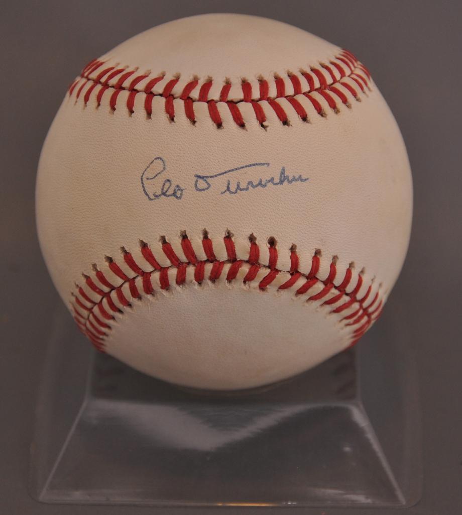 Brooklyn Dodgers Leo Durocher Signed Baseball with JSA (1 of 3)