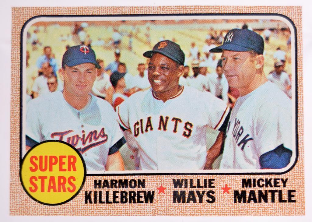 1968 Topps Super Stars Baseball Card (1 of 2)