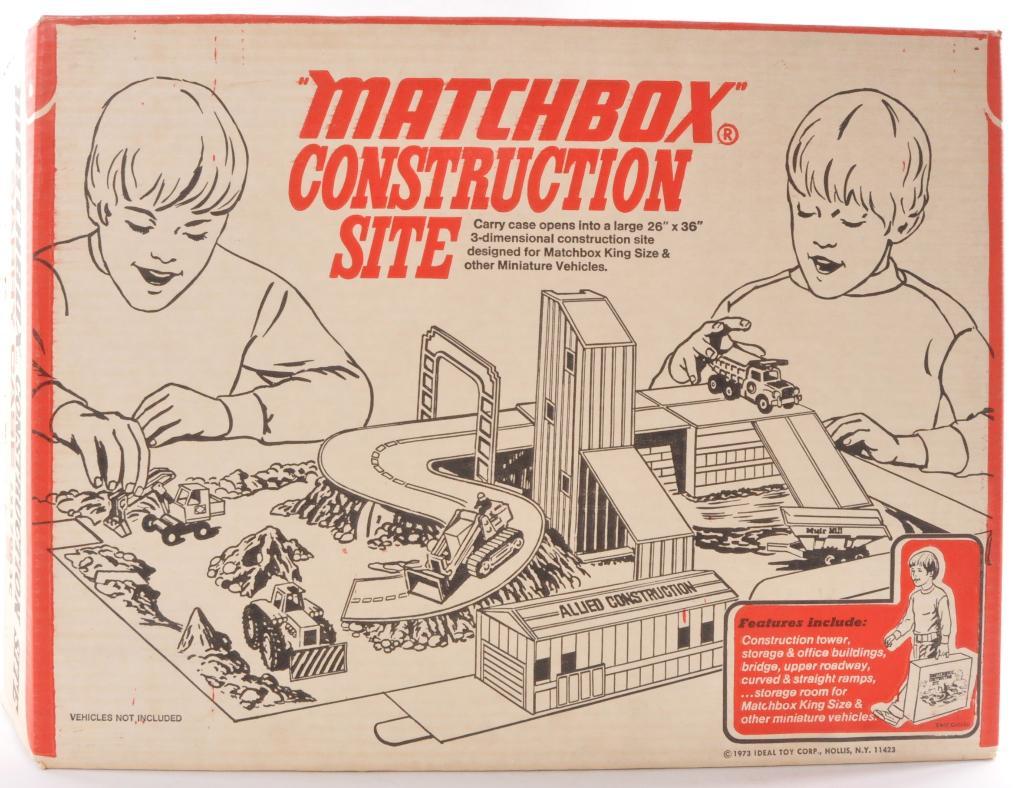 Matchbox Construction Site Carry Case with Original Box: New in Original Box