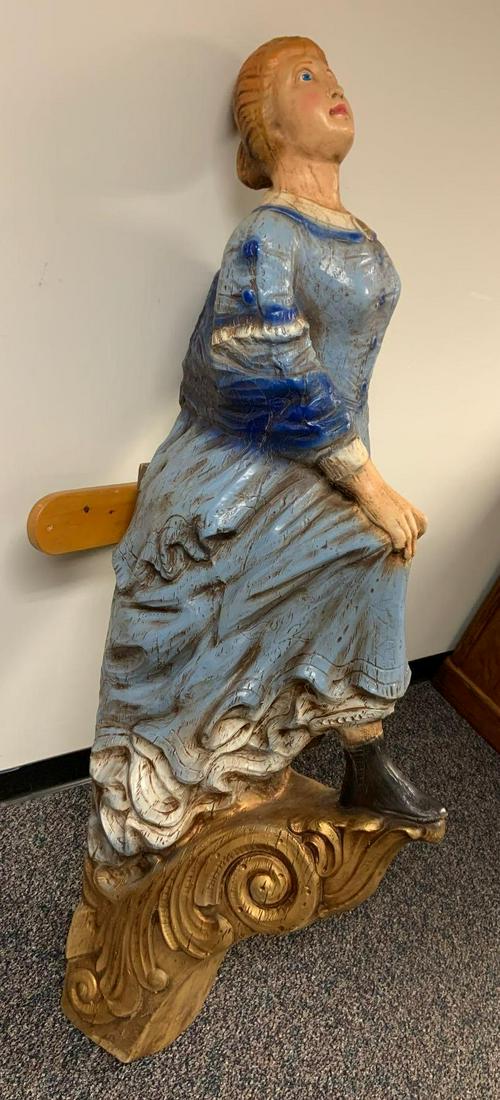 Ship's Figurehead: Modern design, made of foam and possible plaster, 20x60x18 inches.ÊShipping is not available for this lot, pick-up only at our Gallery in Ottawa