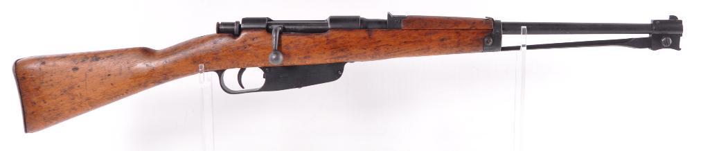 Italian M38 6.5 Cal. Bolt Action Rifle with Bayonet: Serial Number RQ7293