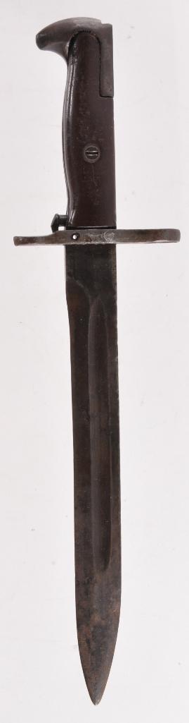 WW2 US M1 Garand Bayonet: Marked AFH US on Blade, Total Measurement 14 inches