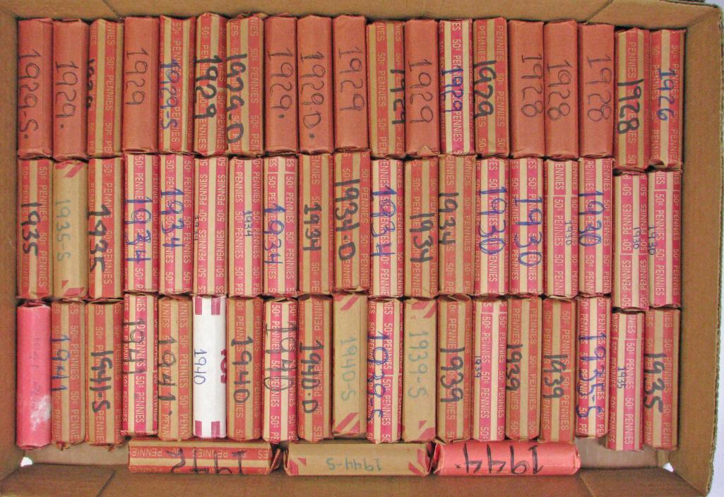 Group of approx (3000) Lincoln Wheat Cents. (1 of 1)