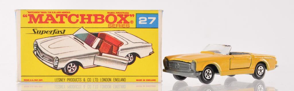 Matchbox Superfast No. 27 Mercedes Benz 230 Sl Die Cast